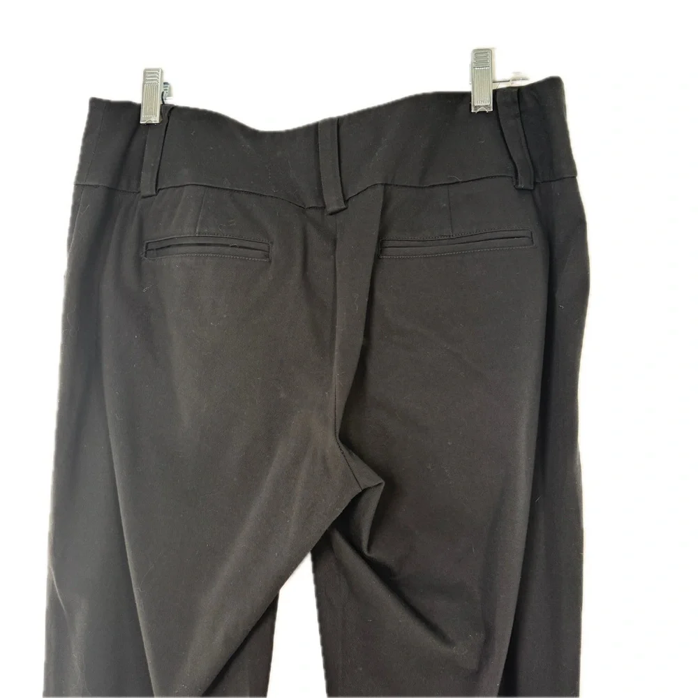 I.N.C. Mid-Rise Bootcut Black Pant Cotton Lycra with Pockets Size 10 Work Career
